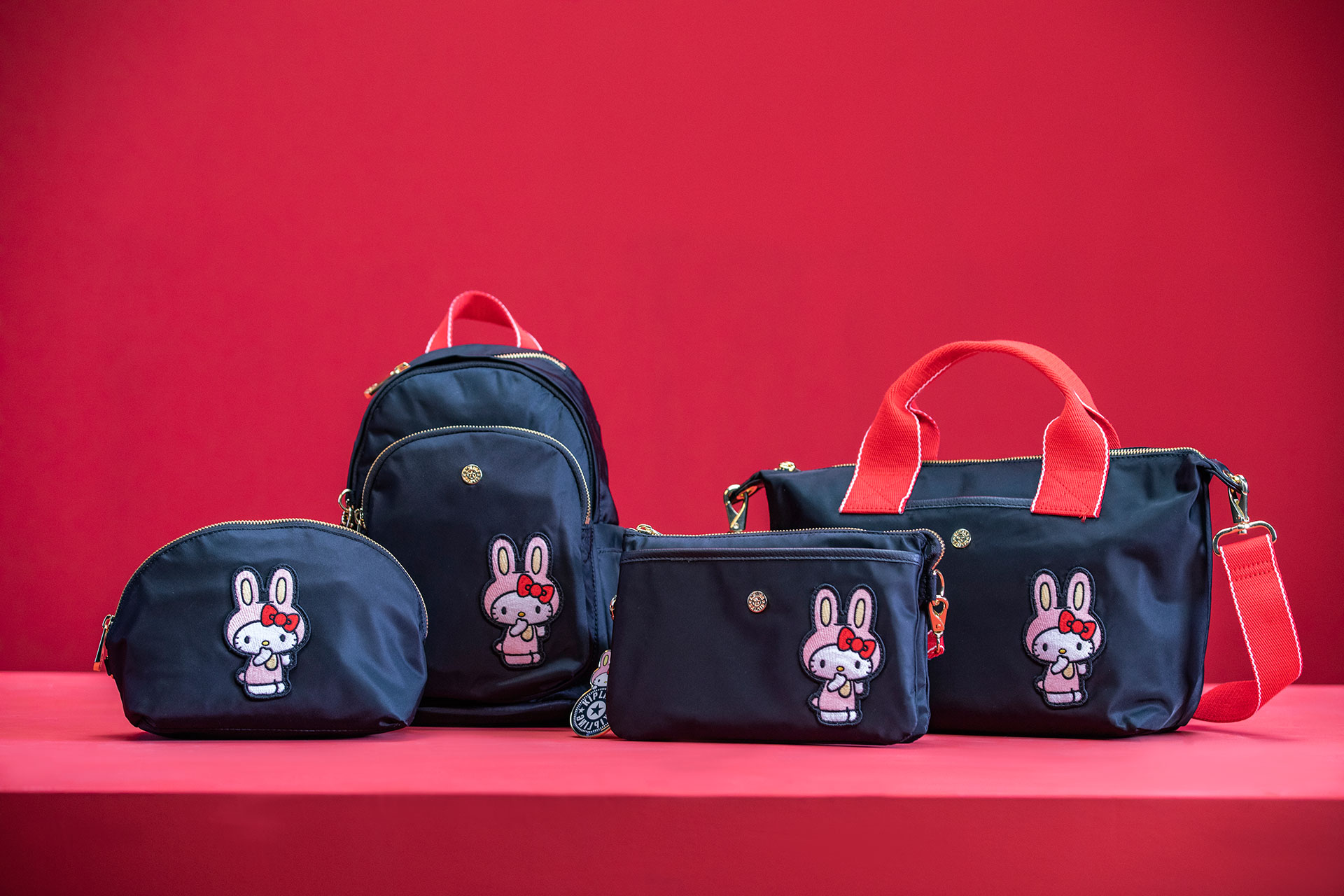 Hello x Kitty Kipling Year of the Rabbit Kala Mini Handbag